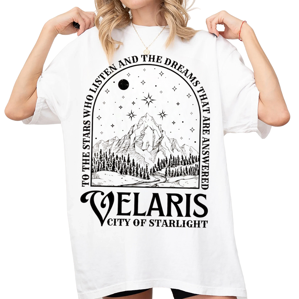 Velaris City of Starlight ACOTAR Shirt, The Night Court Shirt, Court of Thorns and Roses Shirt SJM Merch