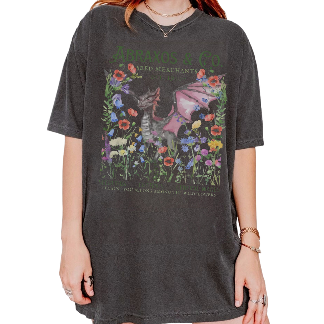 Abraxos Wyvern Licensed Sarah J Maas Merch Acotar Shirt, Swag Manon Blackbeak, Crescent City Shirt