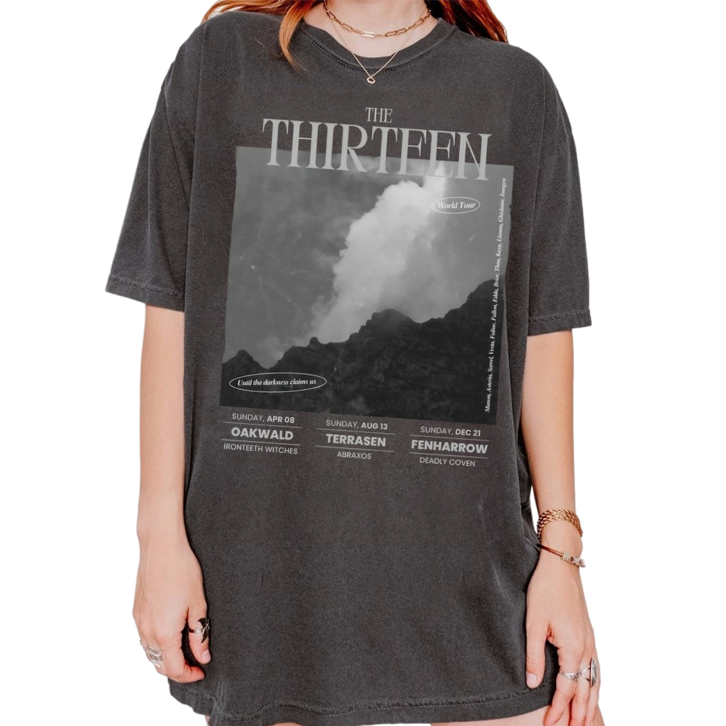 ACOTAR TOG The Thirteen Shirt, Manon Blackbeak Shirt, Rowan Whitethorn, Court of Dreams Terrasen Abraxos Tee