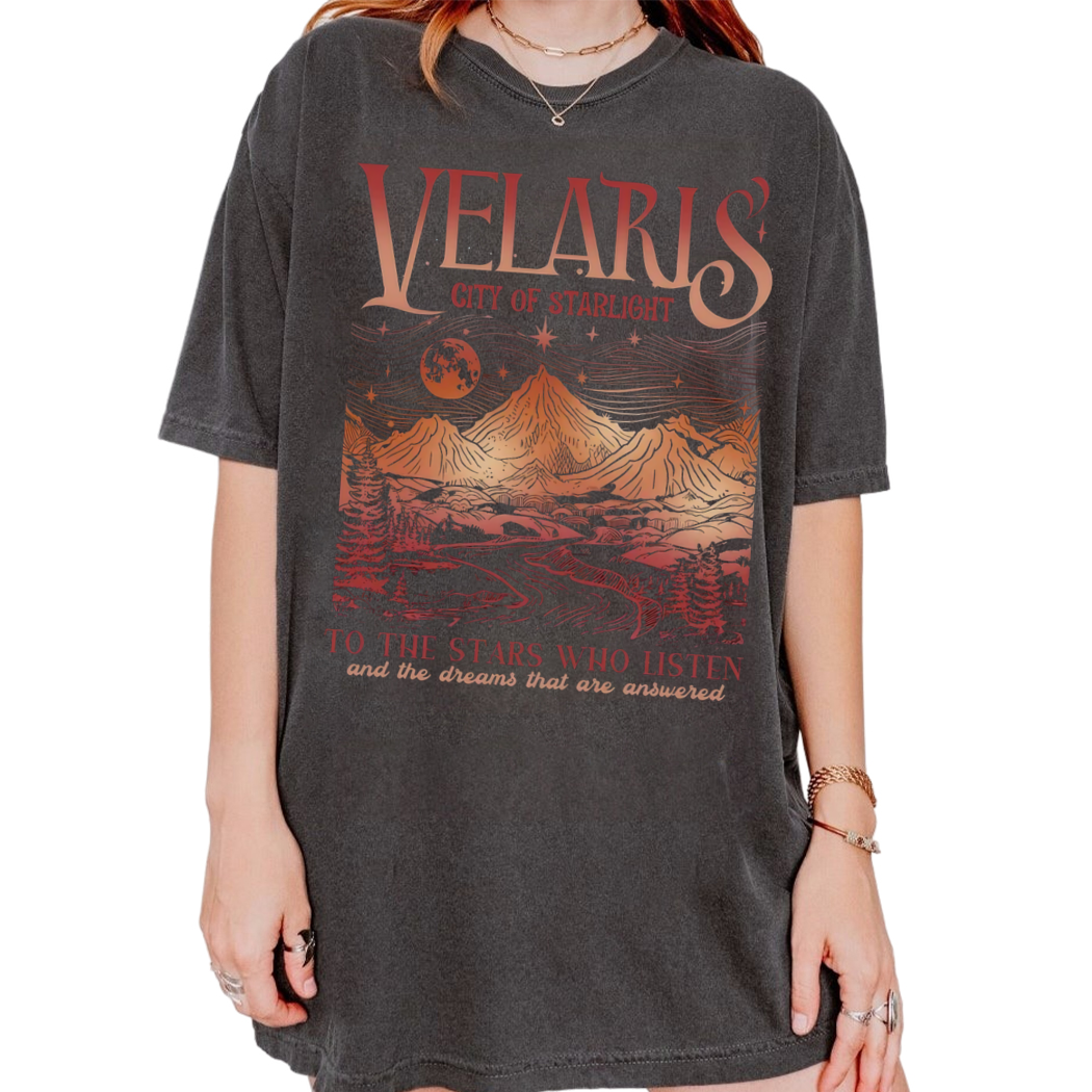 City Of Starlight Shirt, Velaris City Of Starlight Acotar Shirt, Court Of Thorns And Roses