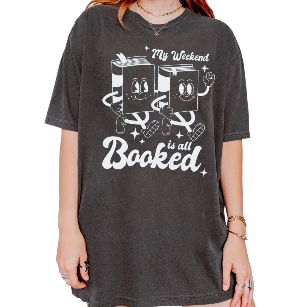 My Weekend Is All Booked shirt, Bookish Shirt, Gifts for Readers, Banned Books Shirt