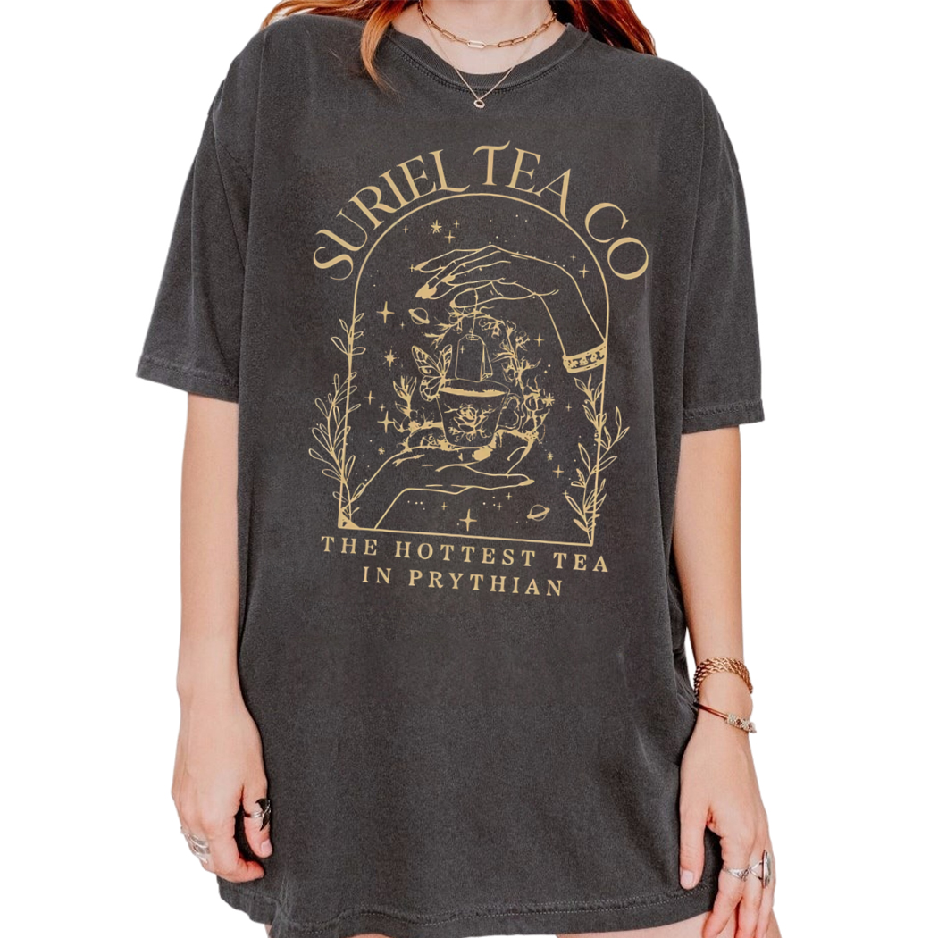 Suriel Tea Co Shirt, The Hottest Tea In Prythian, A Court Of Thorns And Roses Shirt