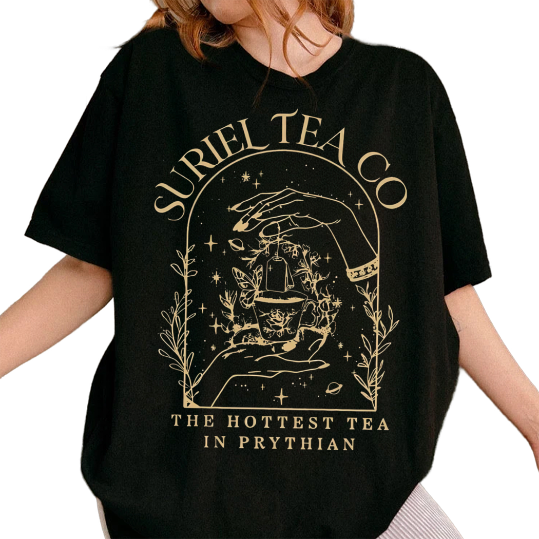 Suriel Tea Co Shirt, The Hottest Tea In Prythian, A Court Of Thorns And Roses Shirt