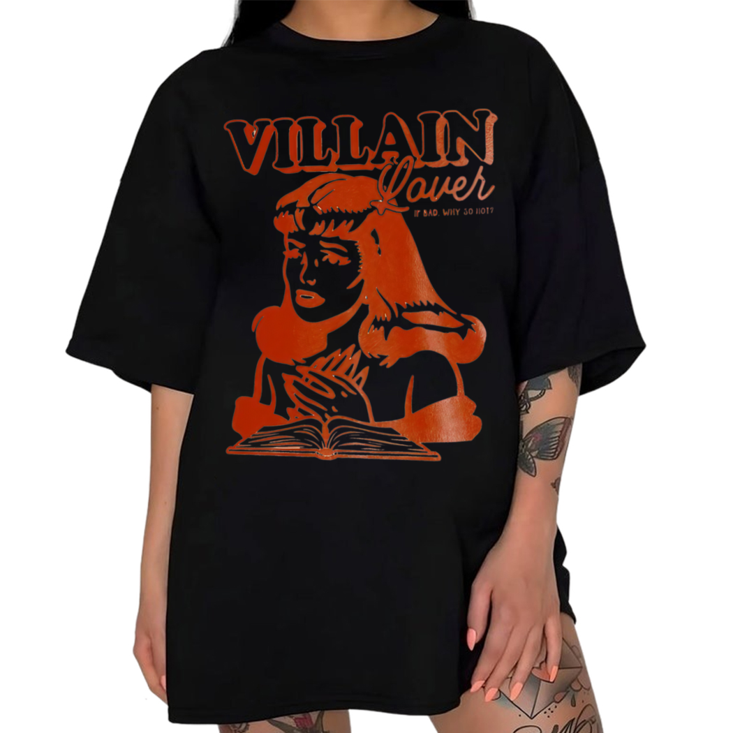 Villain Lover Bookish Shirt, Dark Romance Enemies To Lover Book Club, Morally Grey Bookish Gift