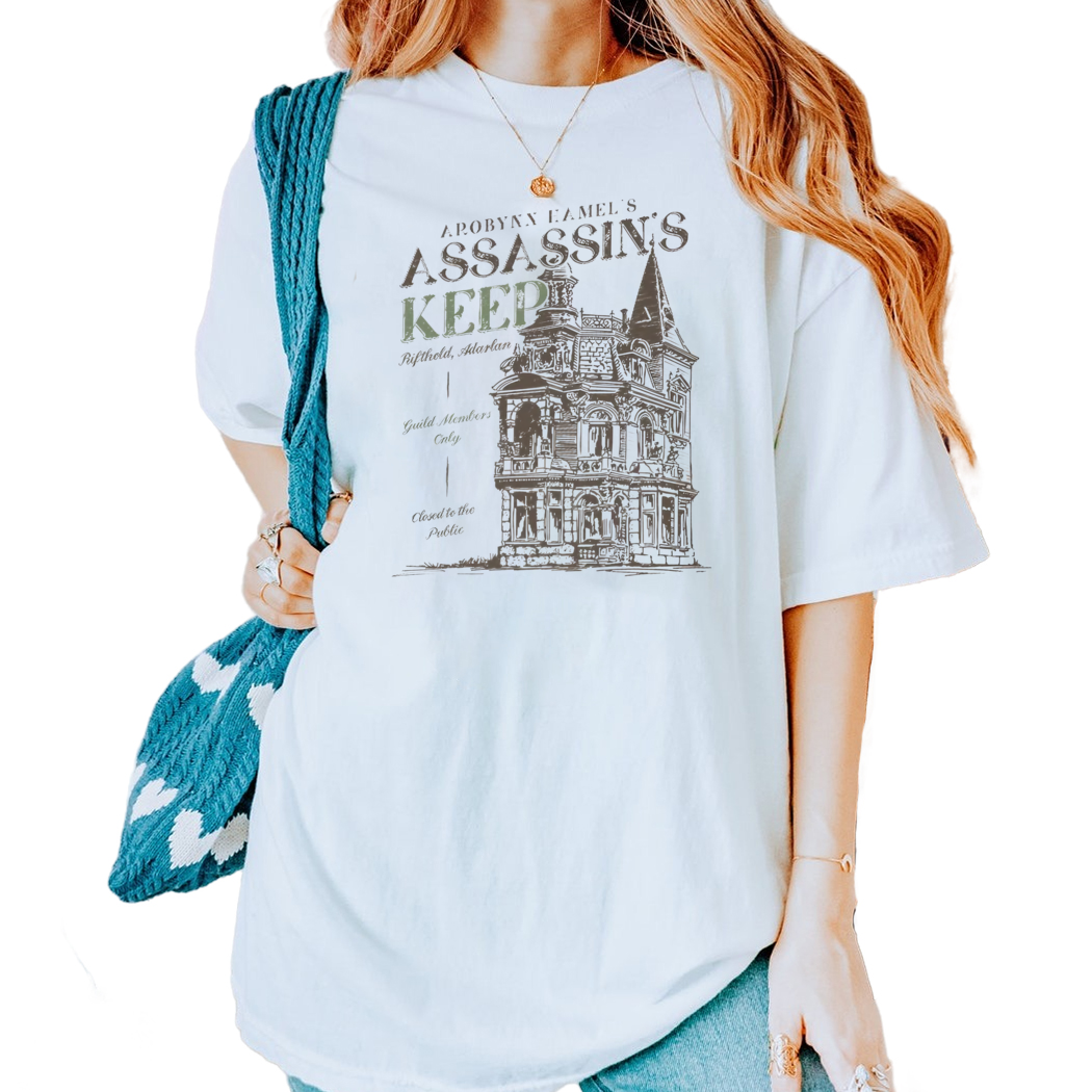 Assassins Keep Shirt, Throne Of Glass, Aelin Galathynius Terrasen Licensed SJM Universe Merch