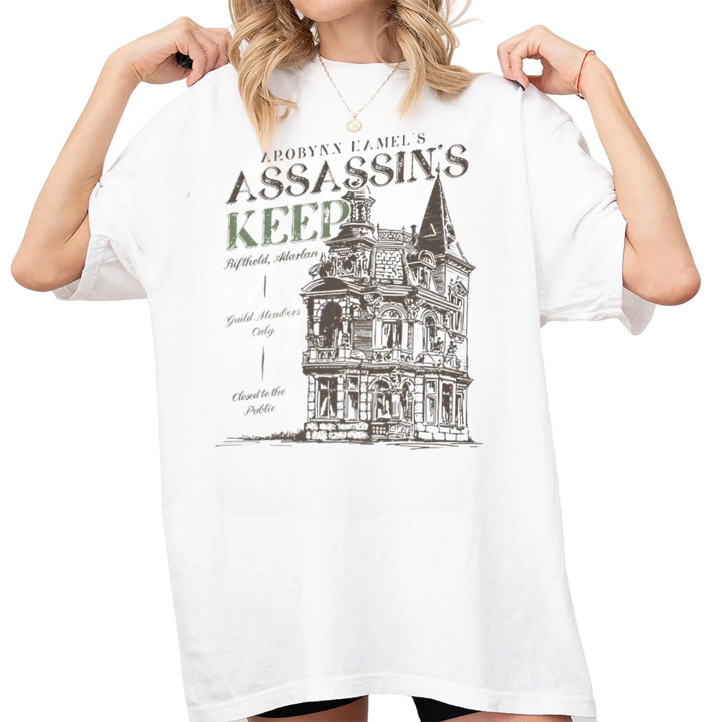 Assassins Keep Shirt, Throne Of Glass, Aelin Galathynius Terrasen Licensed SJM Universe Merch