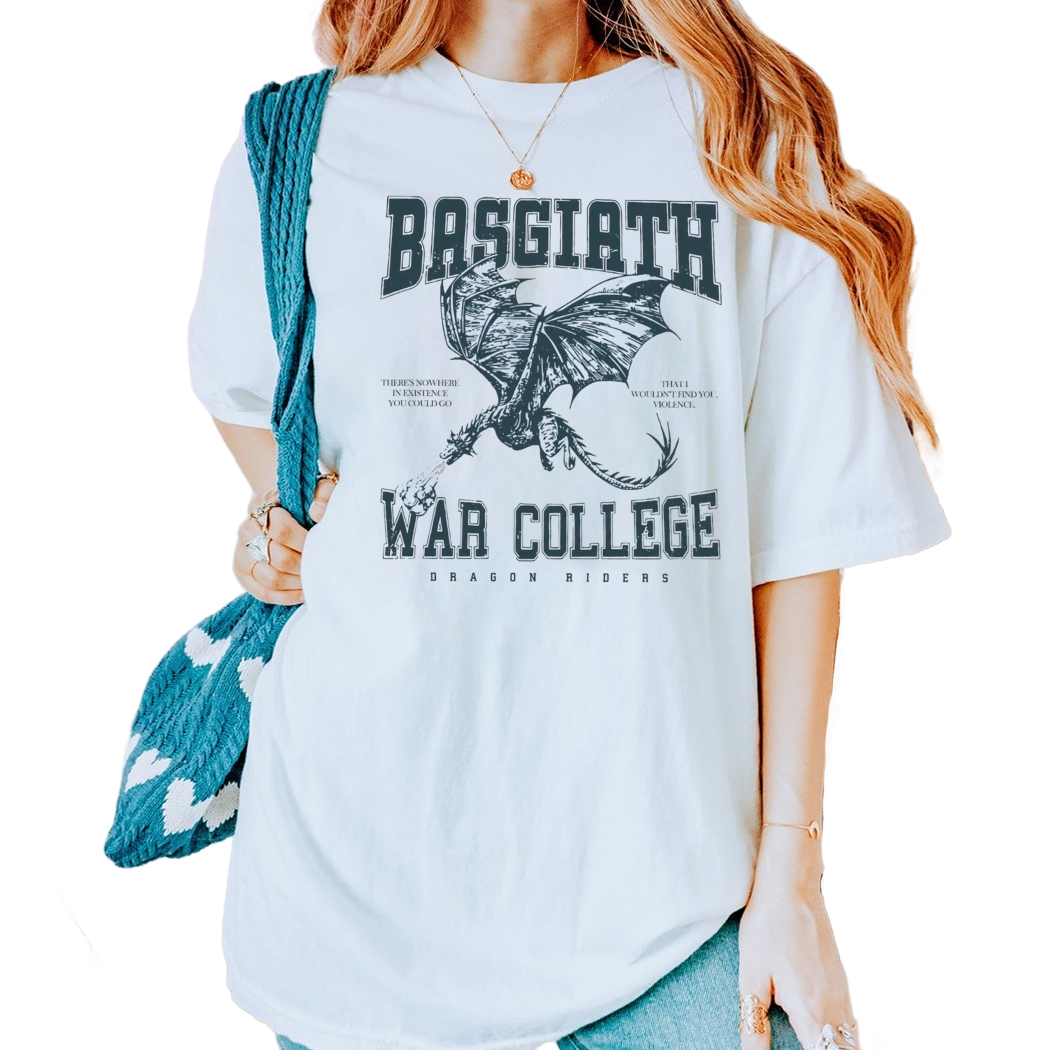 Basgiath War College Shirt, Fourth Wing Shirt, Dragon Rider, Violet Sorrengail For Reader