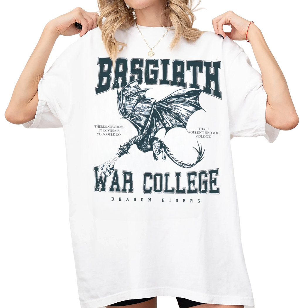 Basgiath War College Shirt, Fourth Wing Shirt, Dragon Rider, Violet Sorrengail For Reader