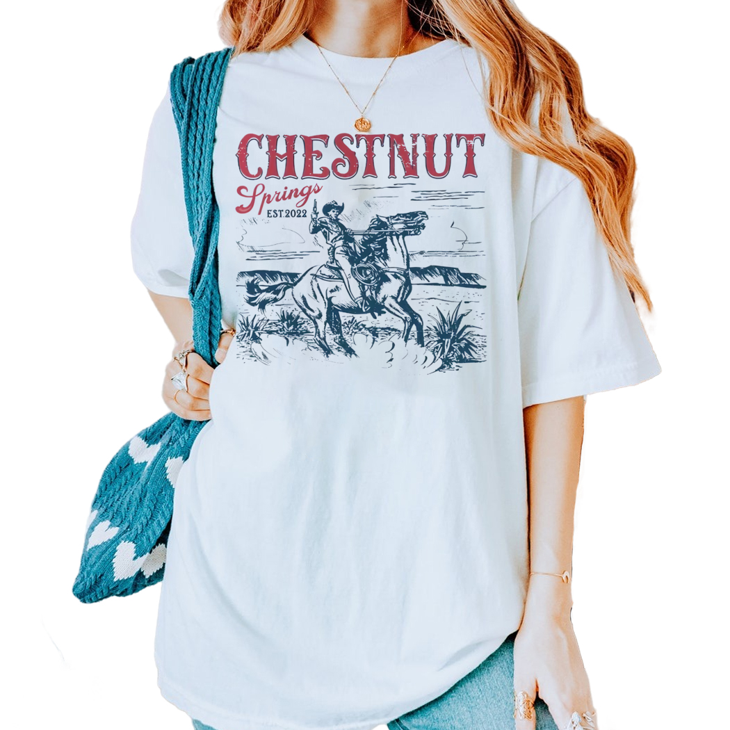 Chestnut Springs Cowboy Shirt, Romance Reader Club Western Book Lover Shirt