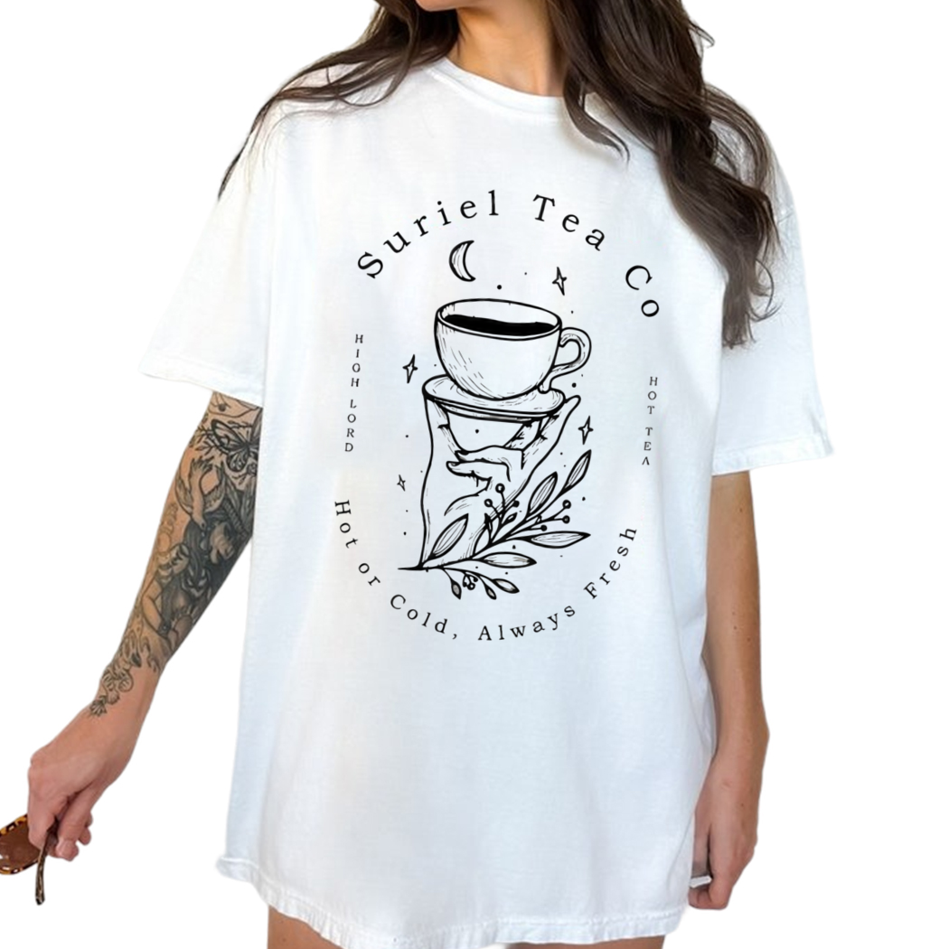 Suriel Tea Co Shirt, A Court Of Thorns, Roses Shirt, Bookish Shirt