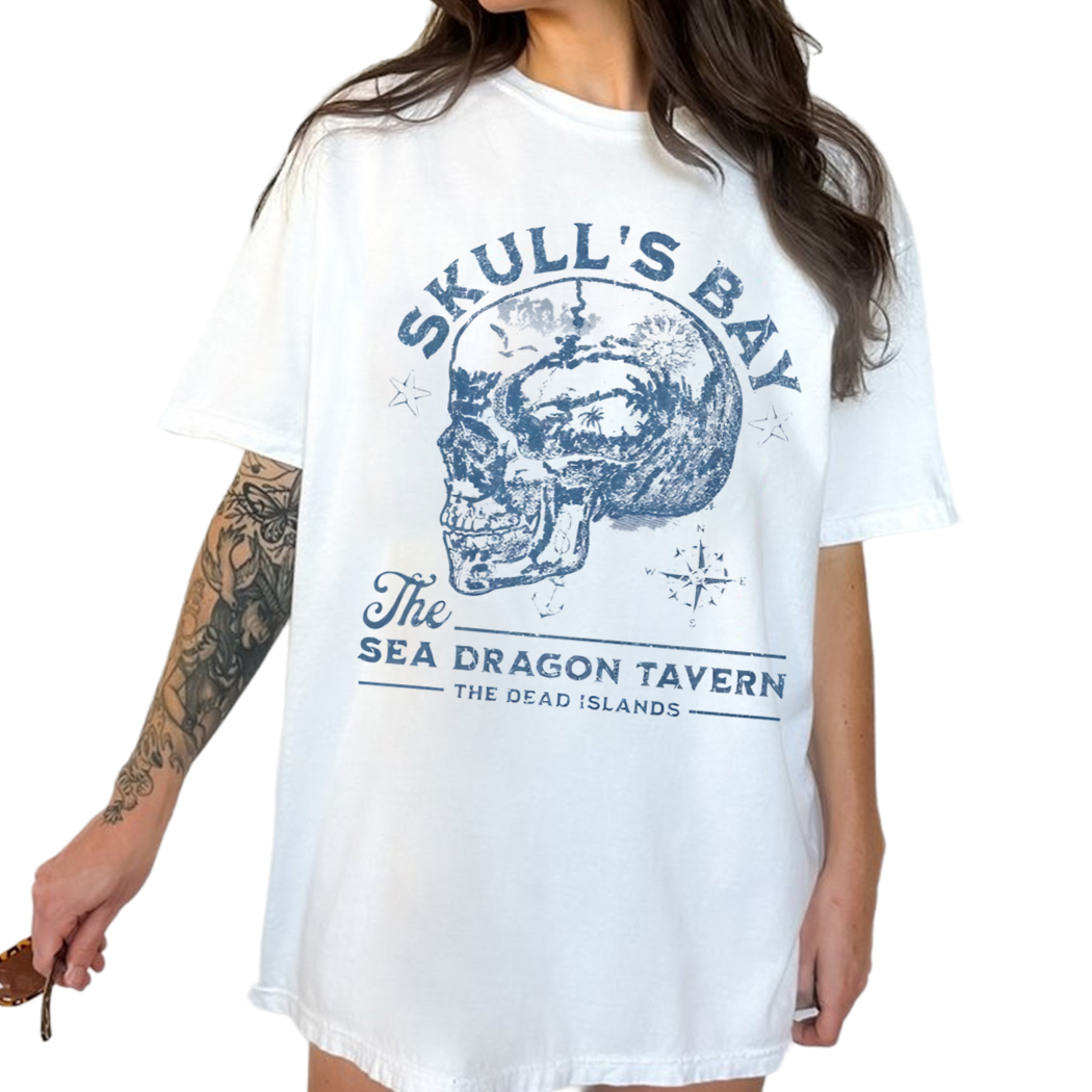 The Sea Dragon Tavern Shirt, Skulls Bay Shirt, Throne of Glass Shirt, Sarah J Maas Book Lover Merch