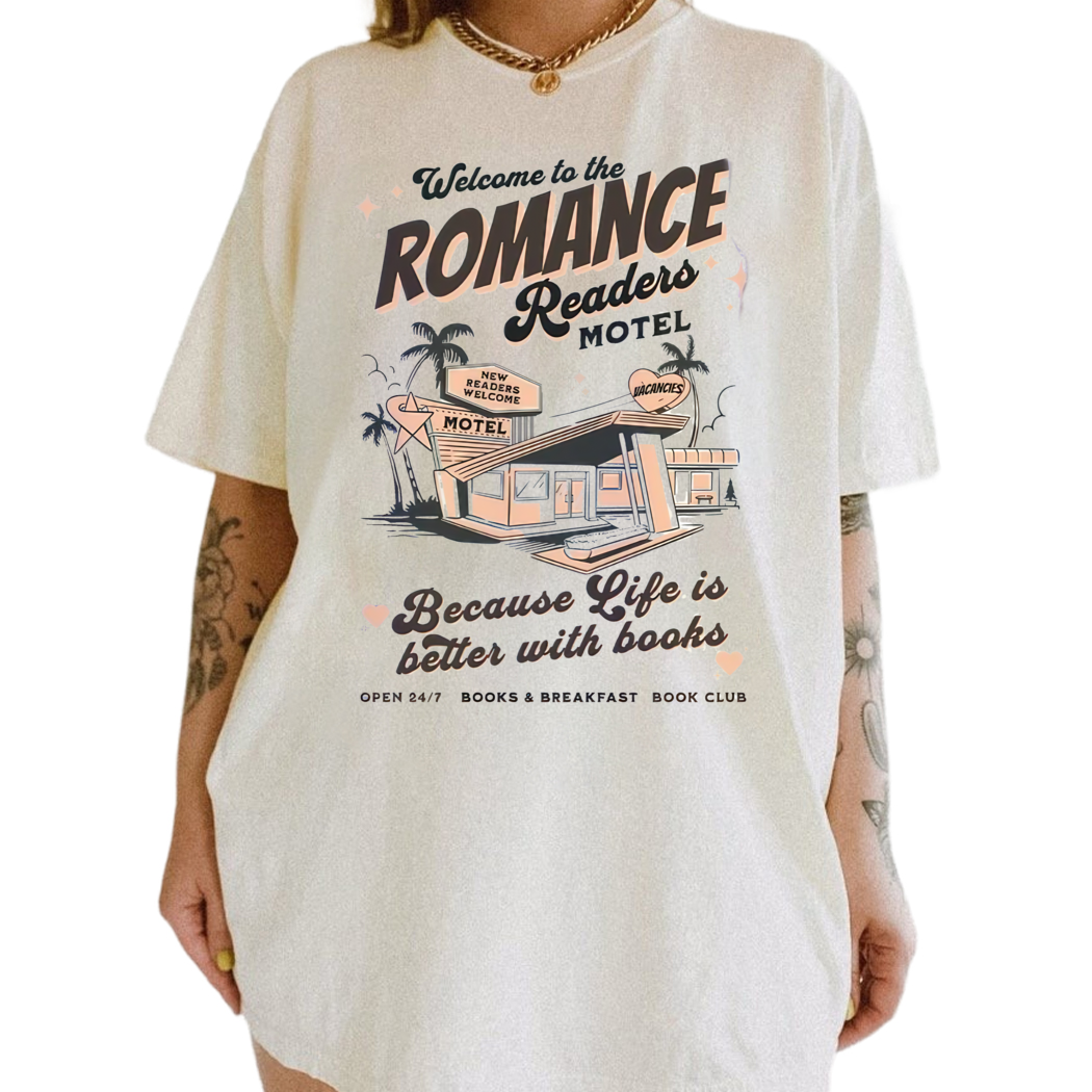 Welcome To The Romance Reader Shirt, Romance Book Merch, Enemies To Lovers Shirt