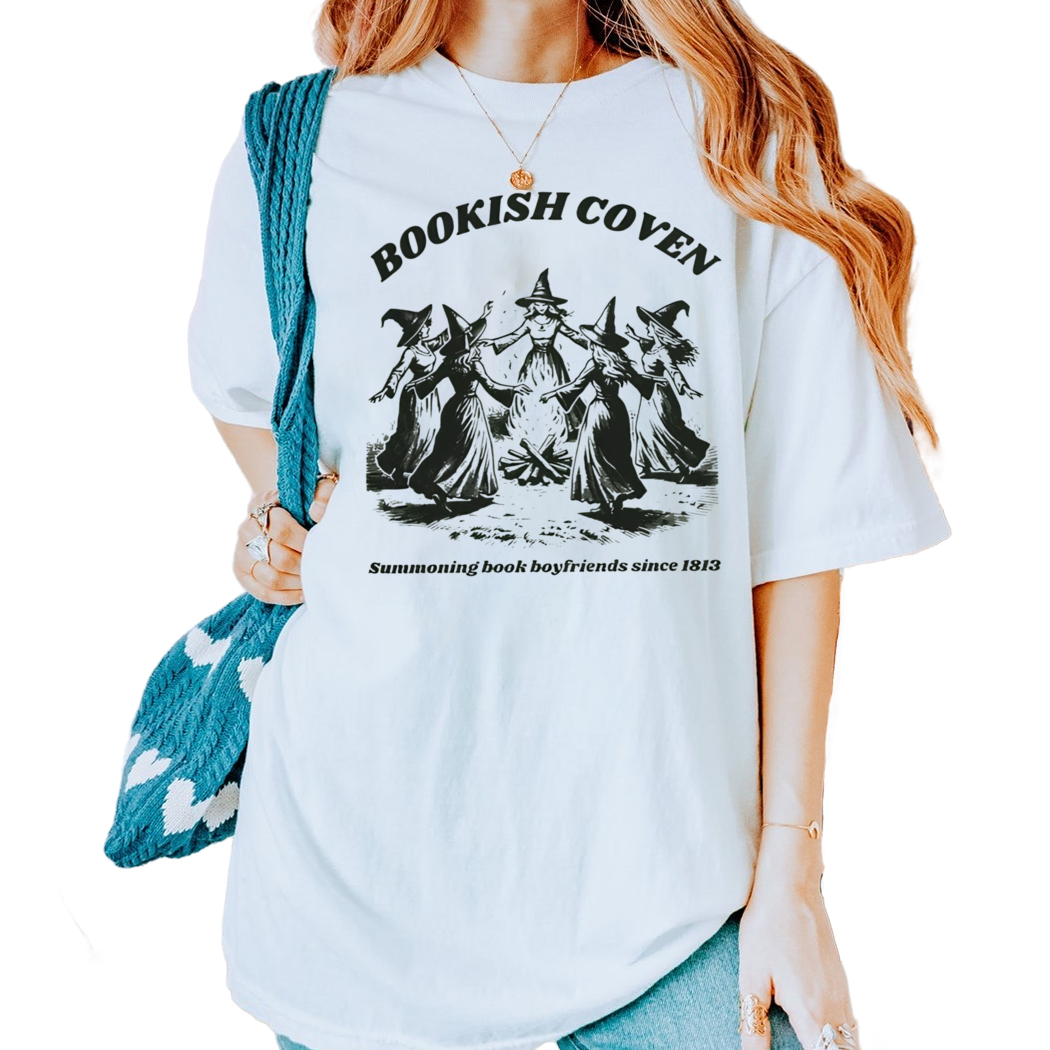 Bookish Coven Shirt, Spooky Book Lovers Shirt