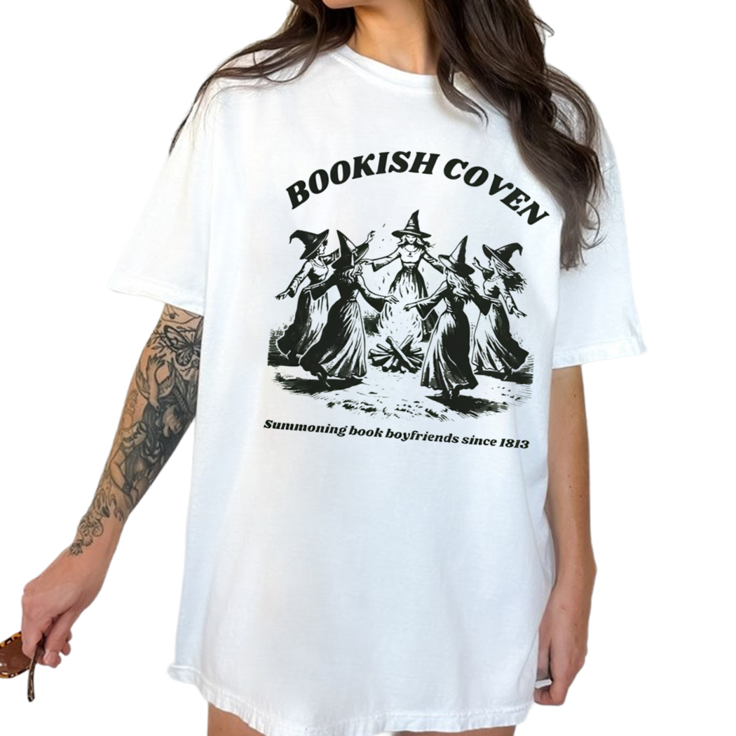 Bookish Coven Shirt, Spooky Book Lovers Shirt