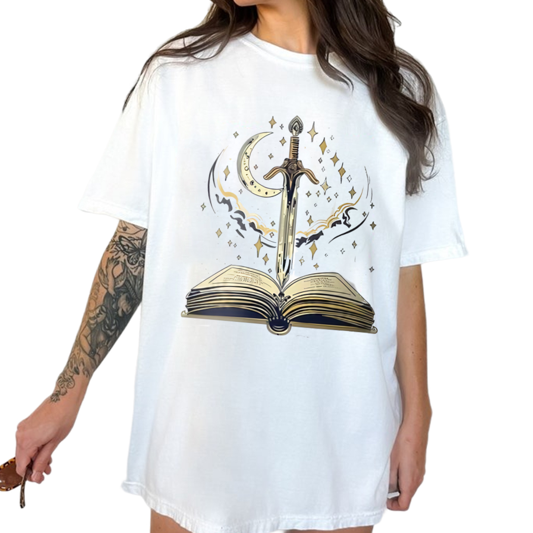 Fantasy Vintage Bookish T-shirt Im the Sky Bookish Dragon Fantasy Book Lover Gift