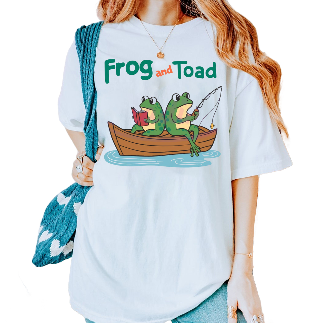 Frog And Toad Bookish Shirt Book Lover Gift