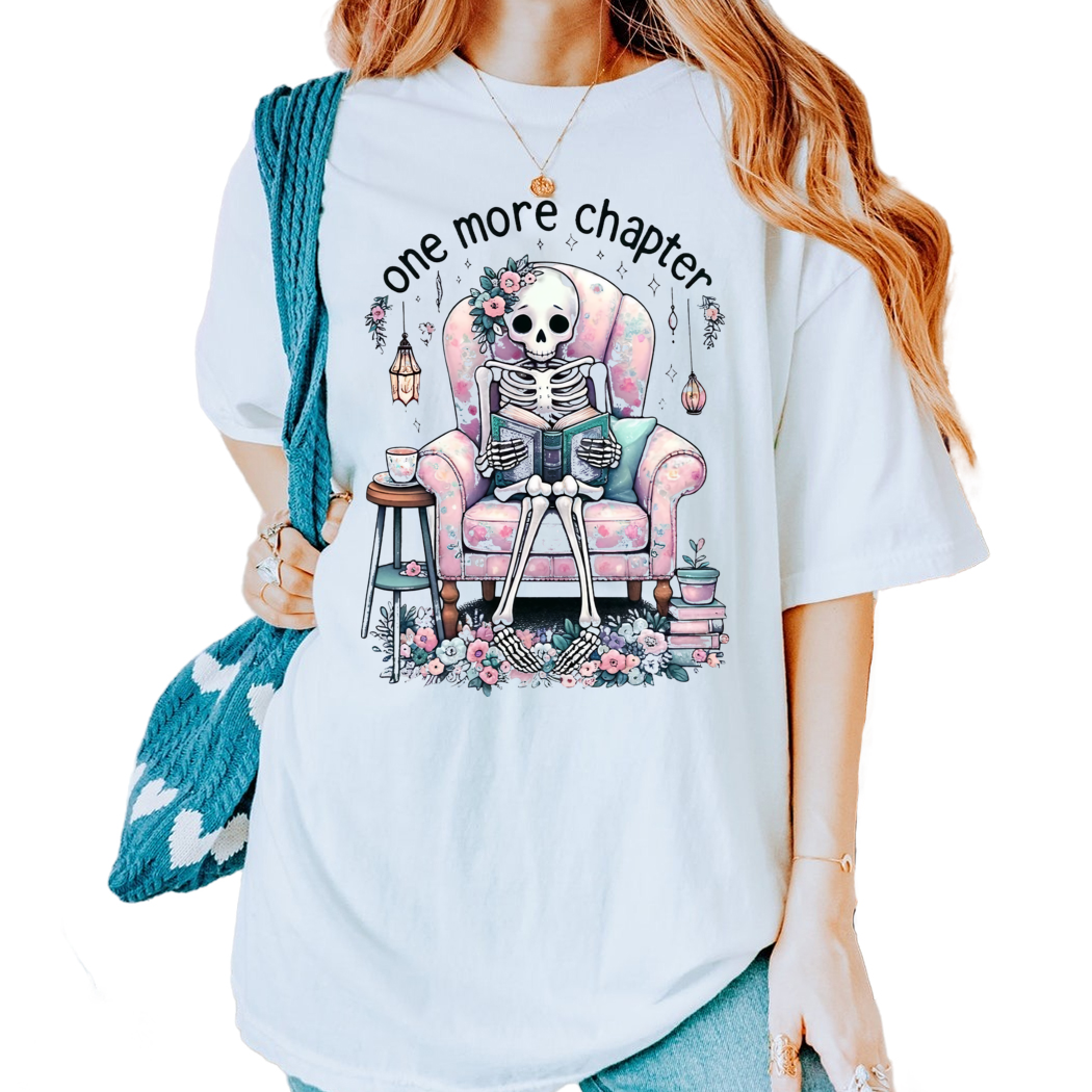 One More Chapter Skeleton Shirt