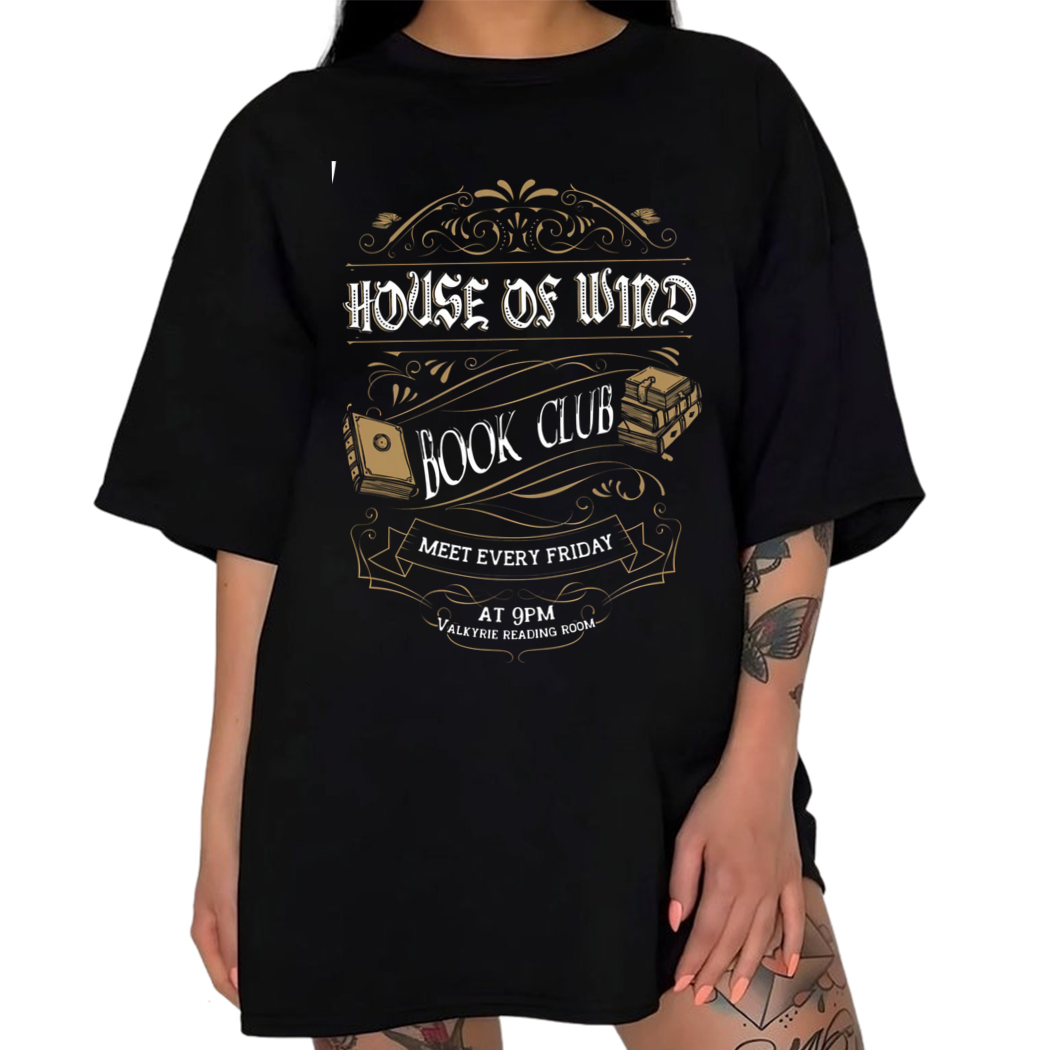 House Of Wind Book Club Shirt, Acotar Velaris Starlight Shirt, Valkyrie Reading Room