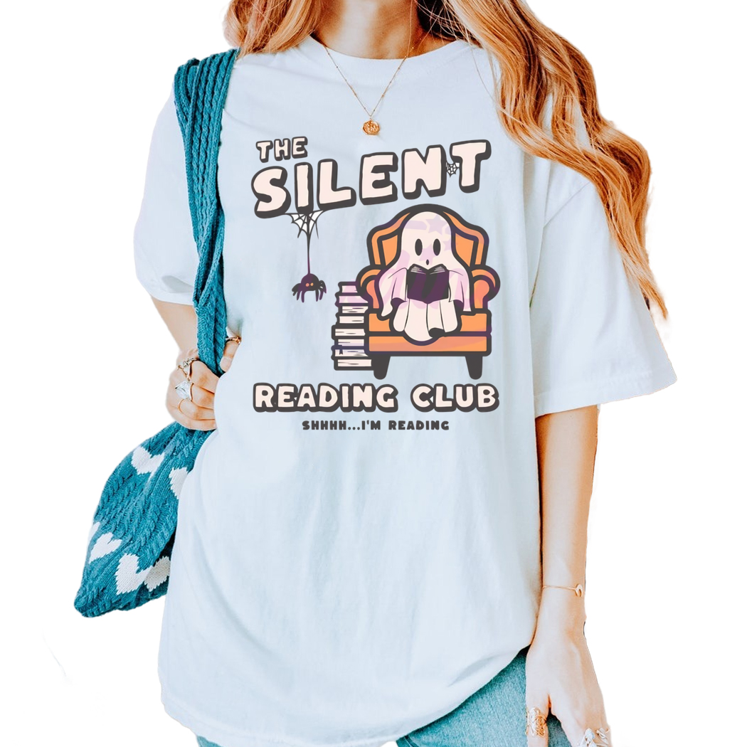 The Silent Reading Club Shirt Bookish Ghost Shirt