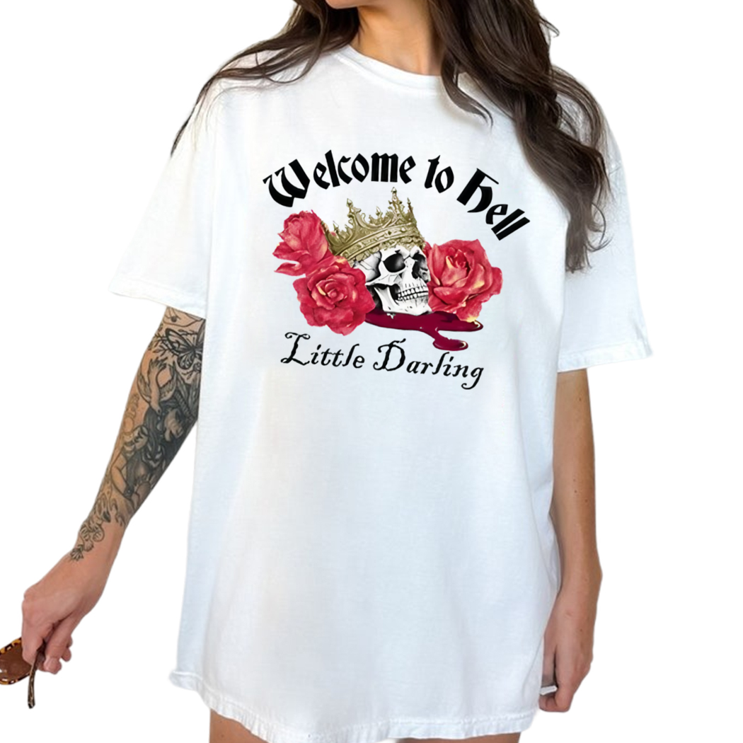 Welcome To Hell Little Darling Shirt, House of Lords, The Ritual Shantel Tessier Book, Dark Romance