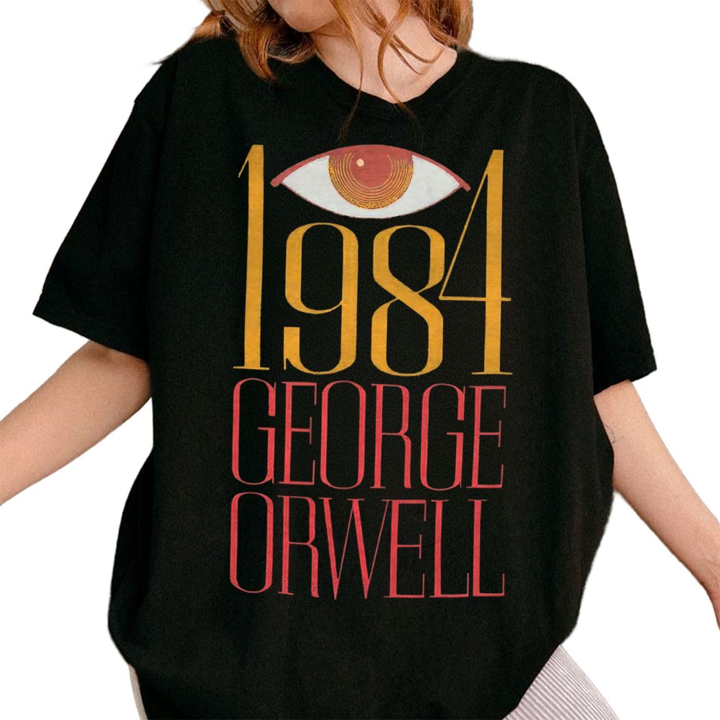 1984 George Orwell Bookish Dystopian T Shirt