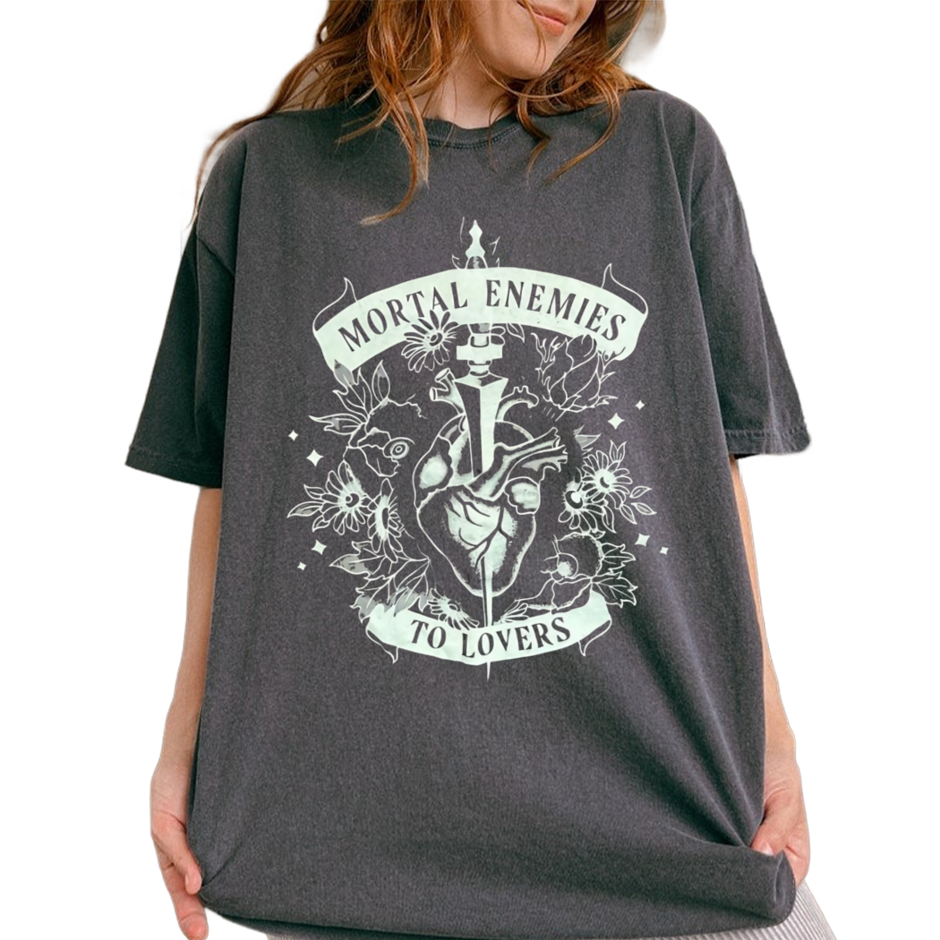 Mortal Enemies To Lovers Shirt, Bookish Box Shirt, Enemies to Lovers