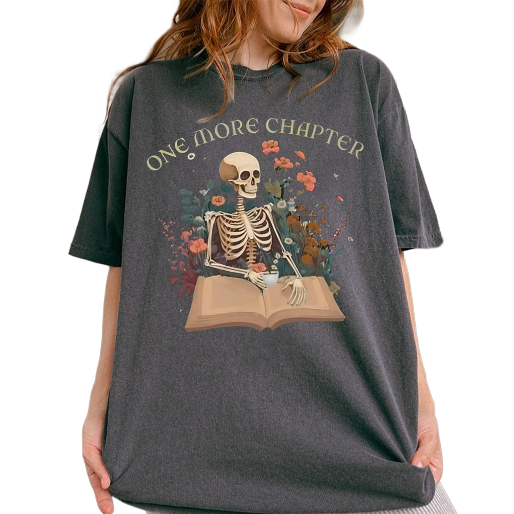 One More Chapter Shirt, Shirts About Books, Reading Shirt