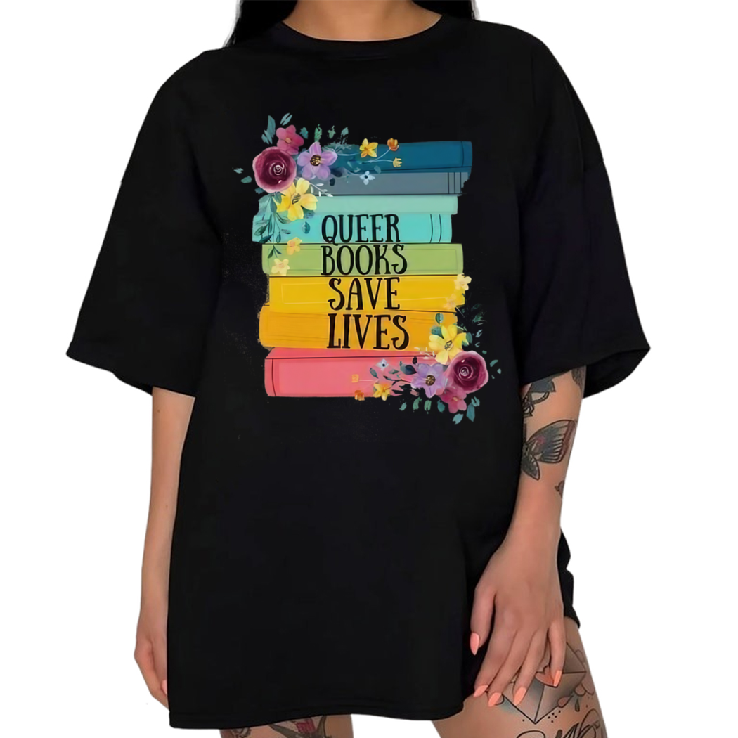 Queer Pride Collection Bookish Pride Shirts, Anti Book Ban Tees