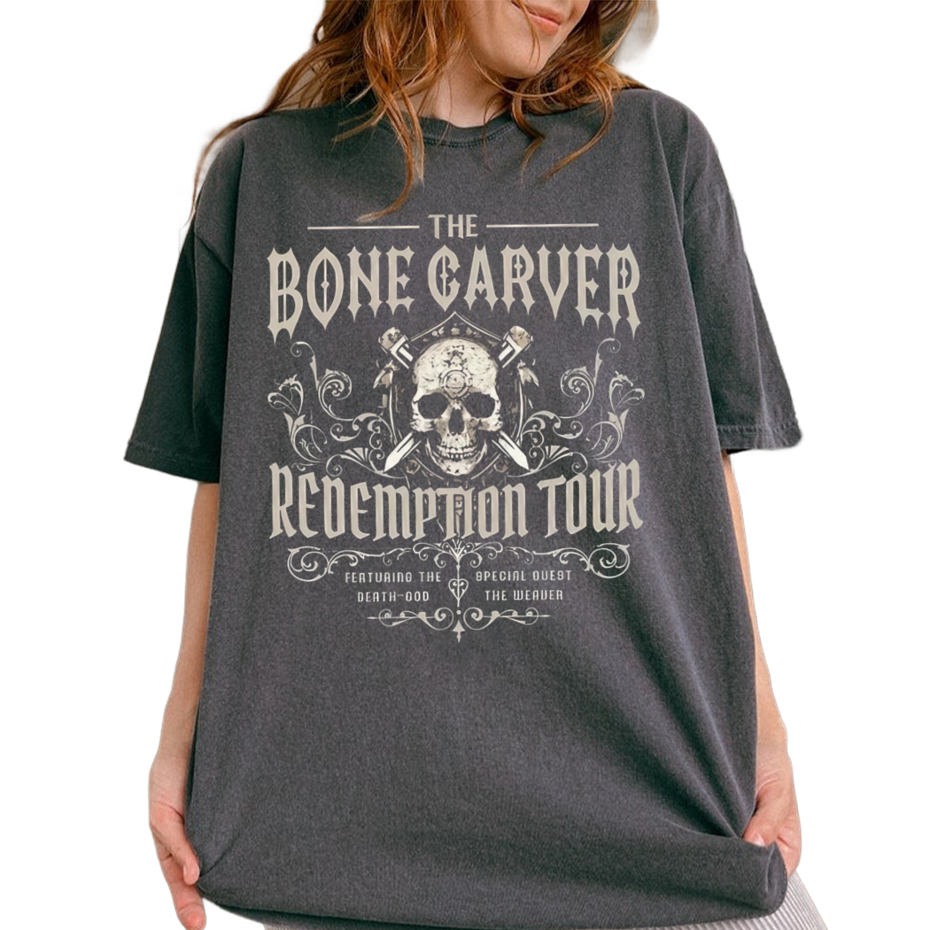 The Bone Carver Redemption Tour Shirt, Explore The Ultimate Collection of Bookish Shirts