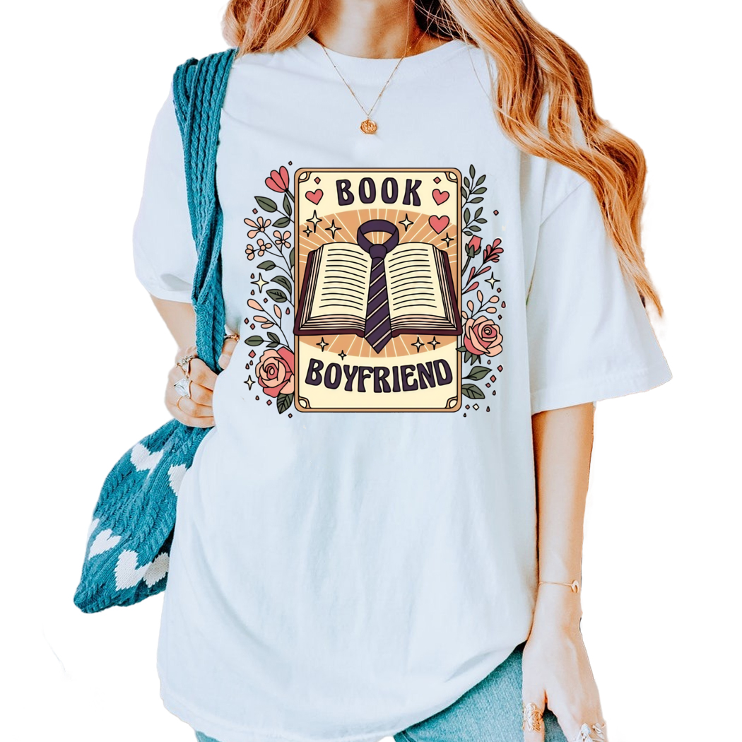 Book Boyfriend Shirt, Bookish Mental Health Matters