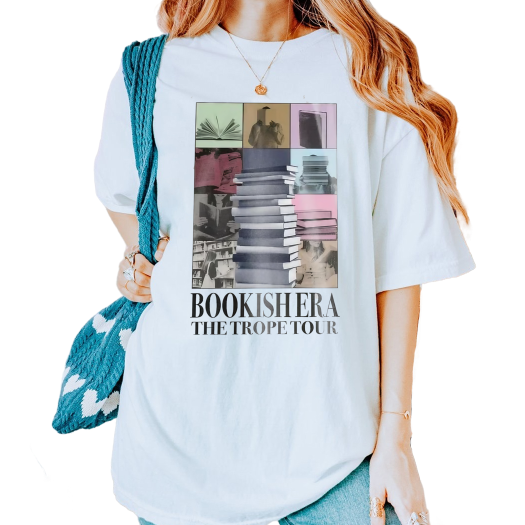 Bookish Era The Trope Tour Tshirt, Born To Read Shirt