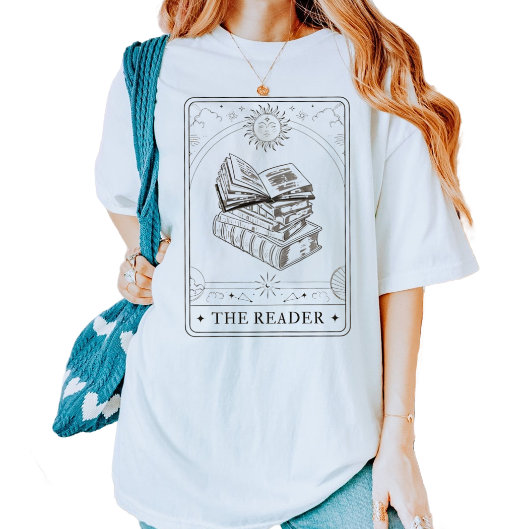 The Reader Tarot Card Shirt, Bookish Shirt, Book Club Shirt