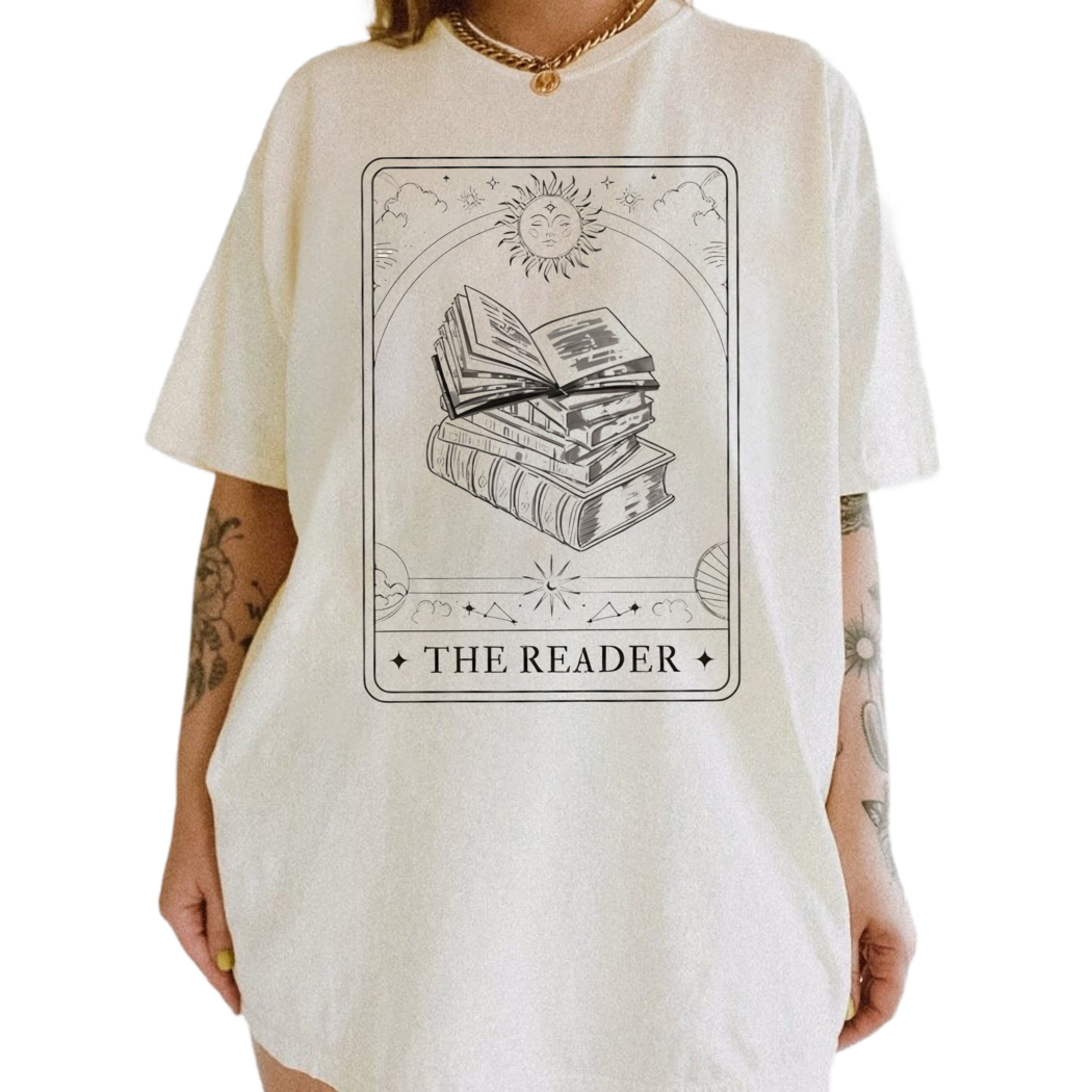 The Reader Tarot Card Shirt, Bookish Shirt, Book Club Shirt