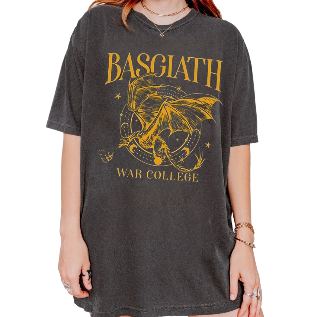 Basgiath War College Shirt, Fourth Wing Shirt, Dragon Rider, Rebecca Shirt, Bookish Gift for Her