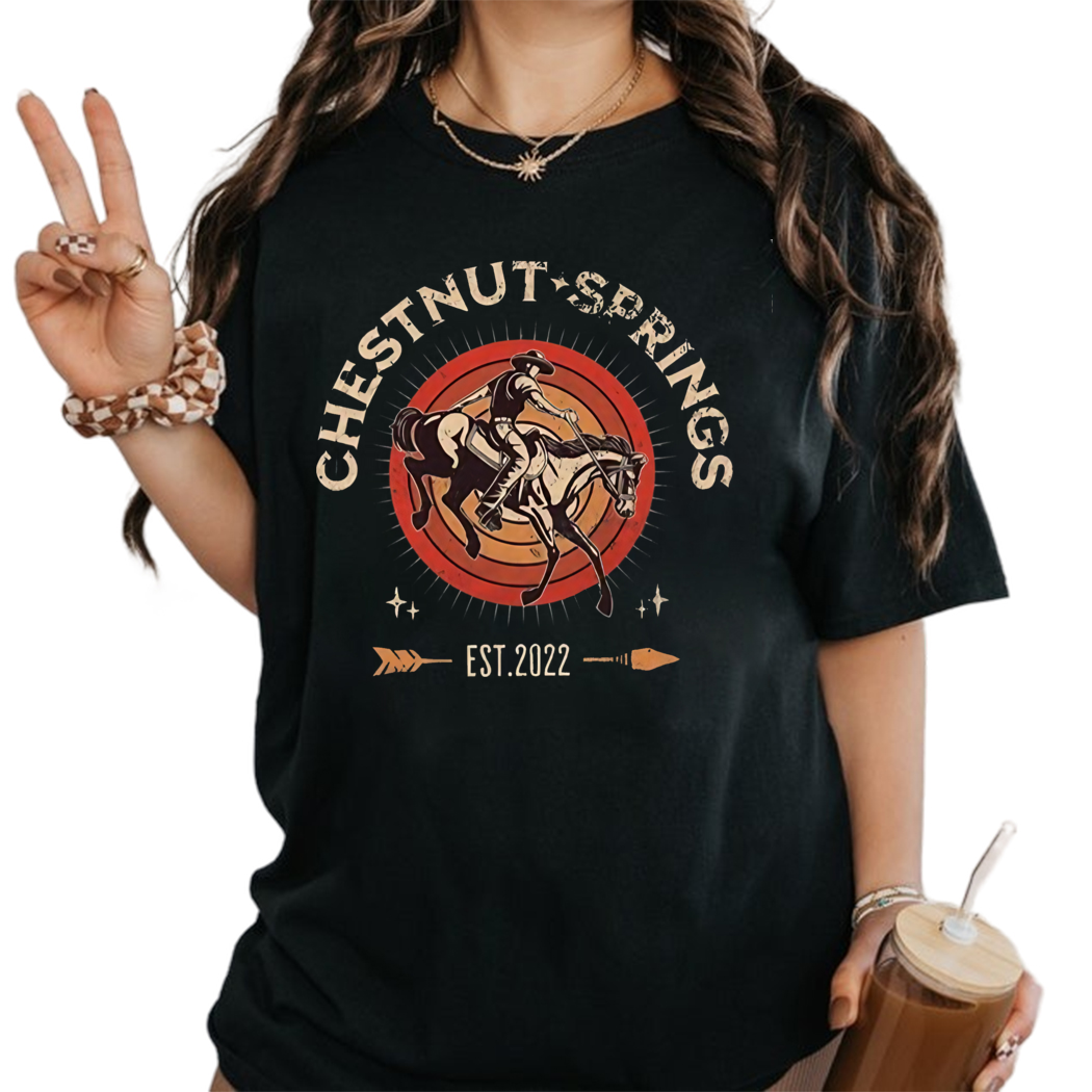 Cowboy Romance Shirt, Chestnut Springs Series Books Shirt, Western Cow, Retro Reading Shirt