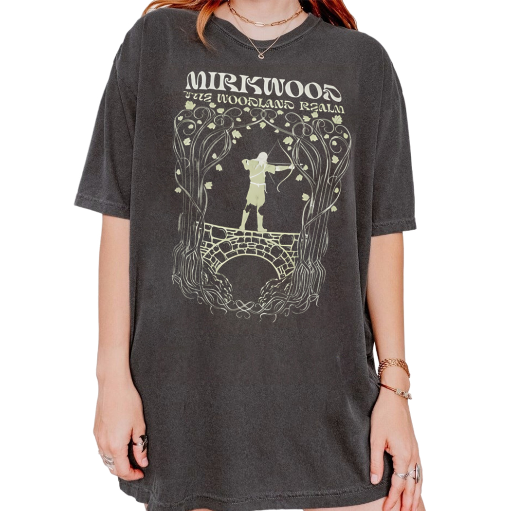 Lord of The Rings Inspired Mirkwood Tee, Booktok Book , Book Lover Gift