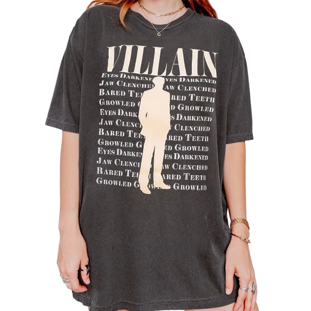 Villain Bookish Tee, Book Lover Gift, Bookish Gift for Her