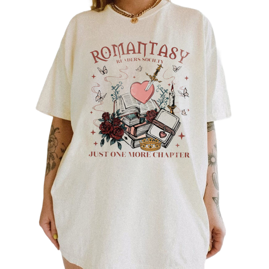 Romantasy Readers Society Shirt, Throne Of Glass, Romantasy Reader, Feyre Acotar Tee, Bookworm Gift