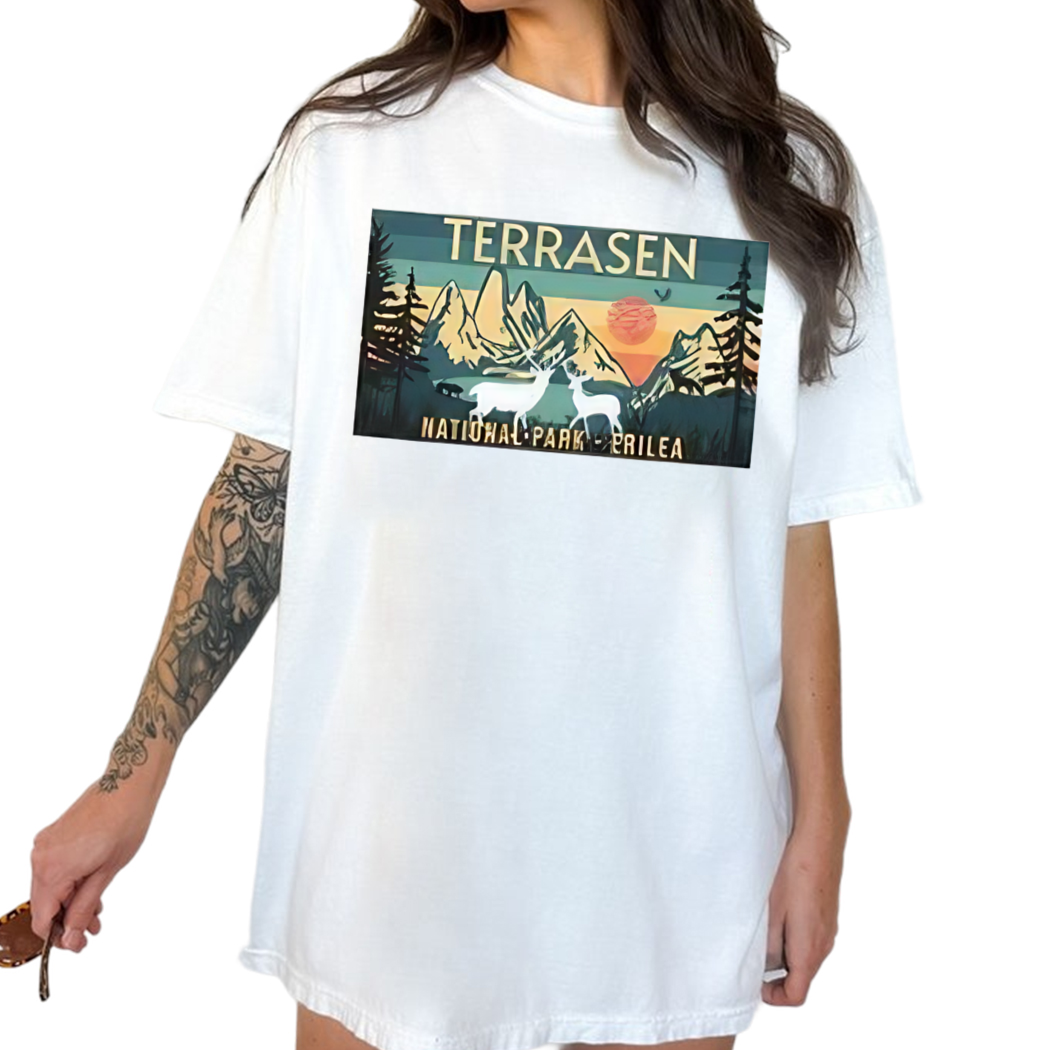 Terrasen National Park Shirt, Mystical Shirt, Throne of Glass, Sarah J Maas Shirt, Bookworm Tee