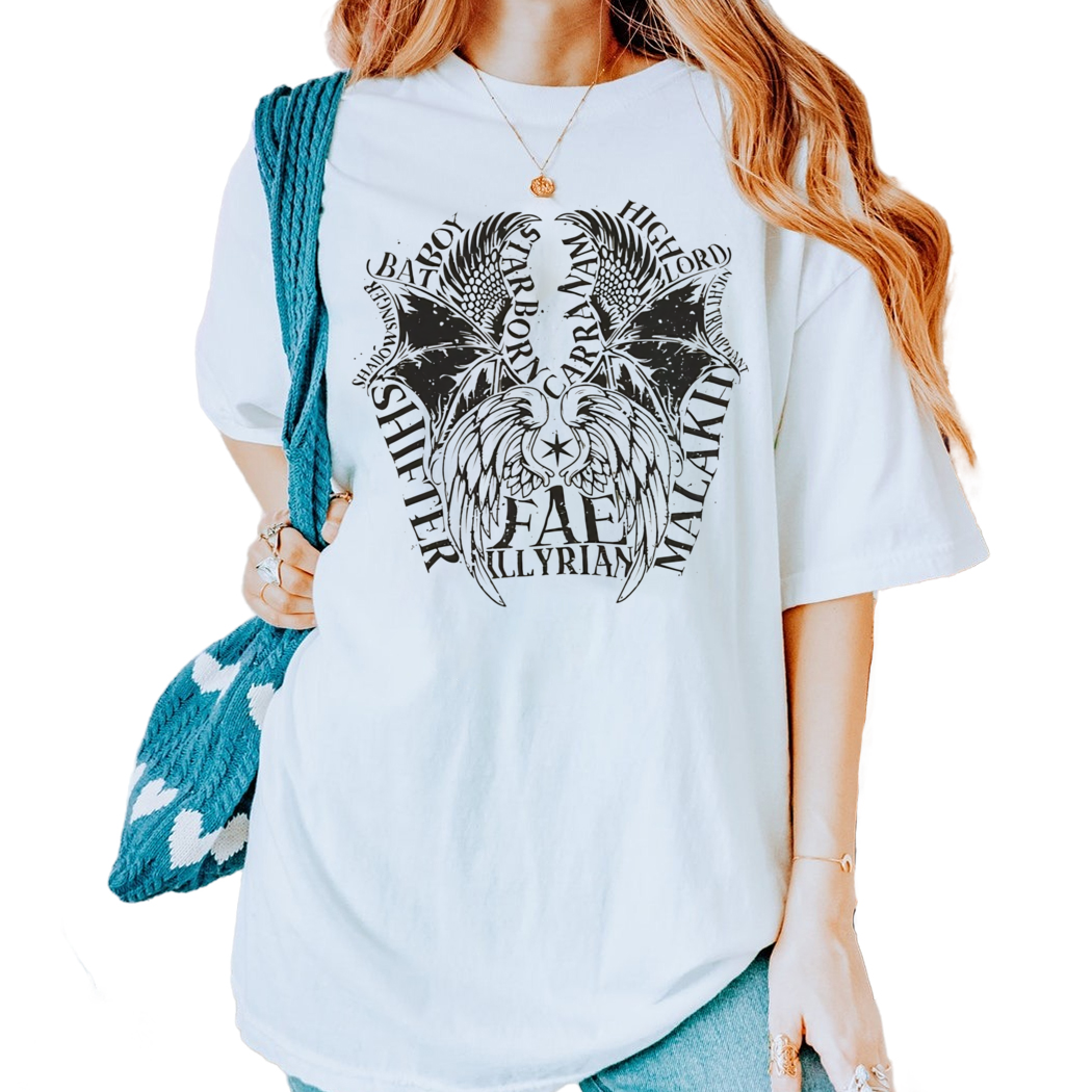 Anatomy Of Maas Wings Shirt, Throne Of Glass, ACOTAR Crescent City, Bookish Gift