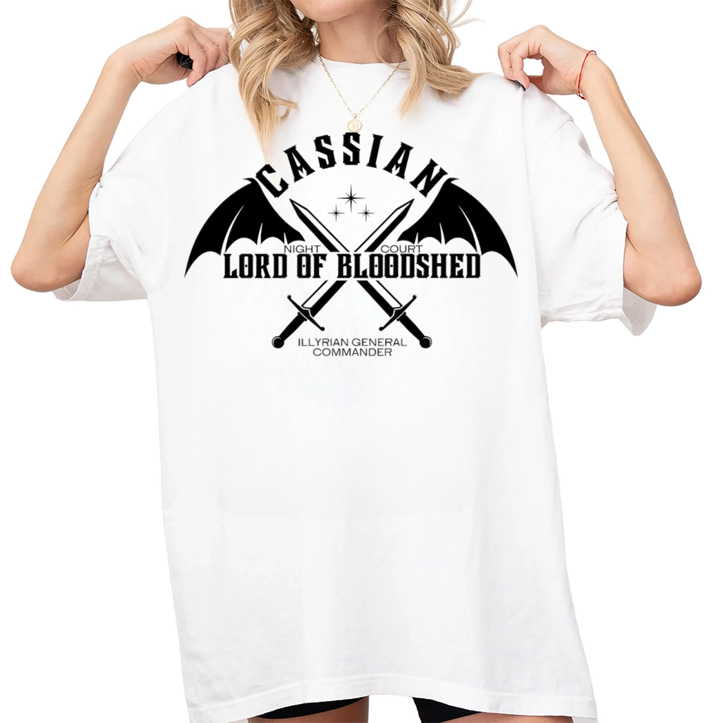 Lord of Bloodshed Cassian Shirt, Gift for Book Lover, Bookish Gifts