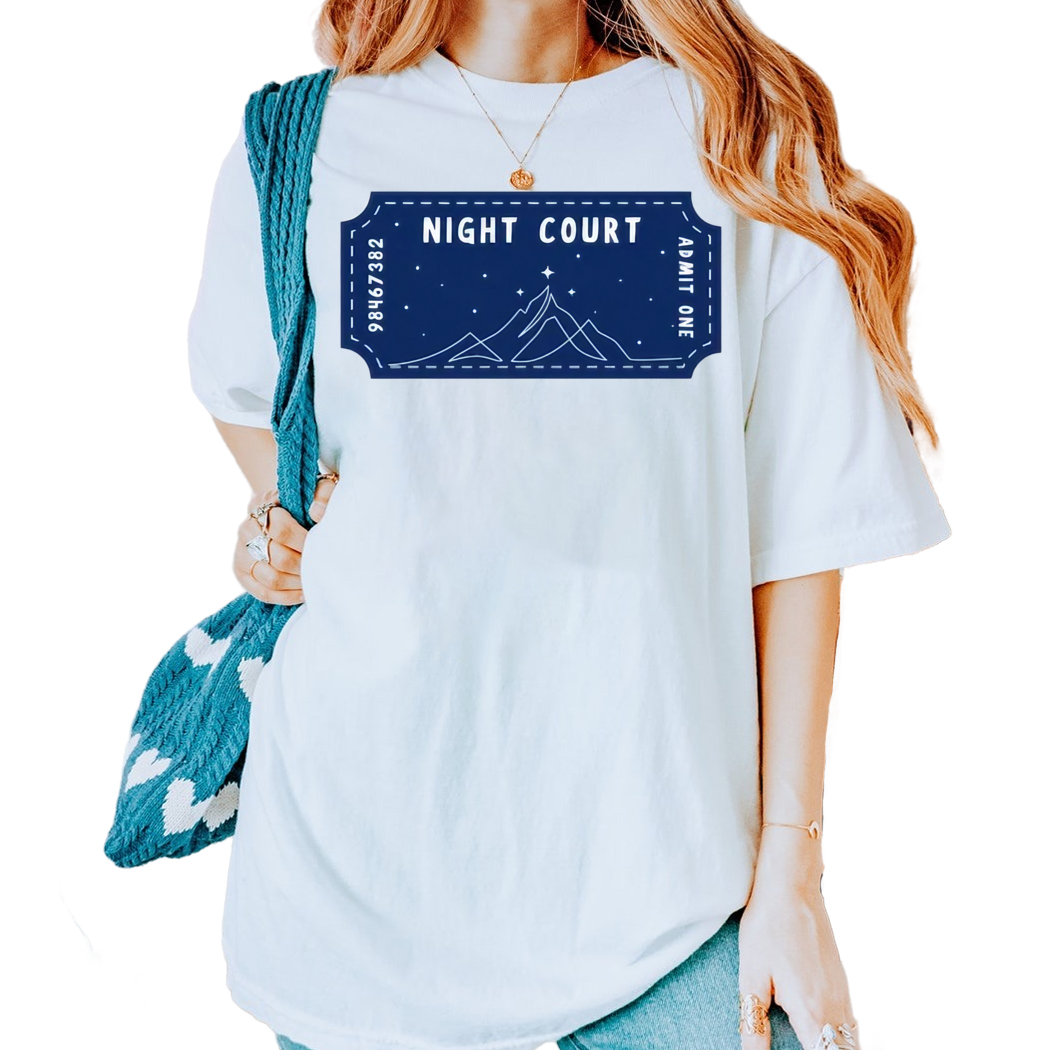 Night Court Admit One Acotar Ticket Shirt Gift for Book Lover