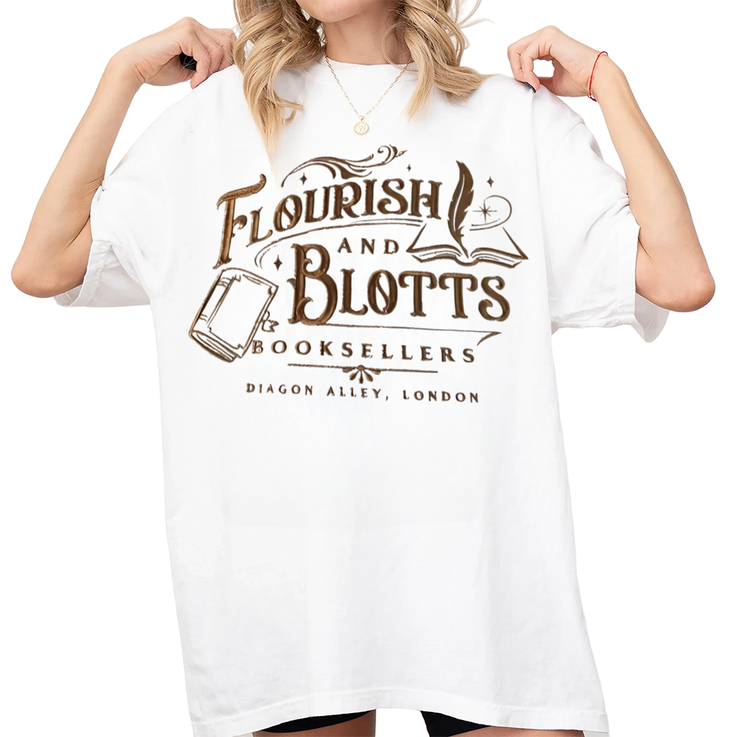 Harry Potter Flourish And Blotts Booksellers Shirt, Bookish Gift, Gift for Book Lover