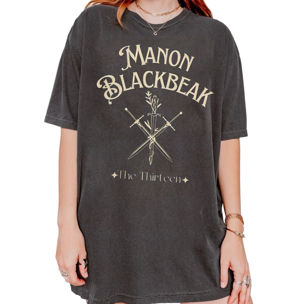 Manon Blackbeak The Thirteen Shirt, Sarah J Maas Throne of Glass Merch, Book Lover Gift