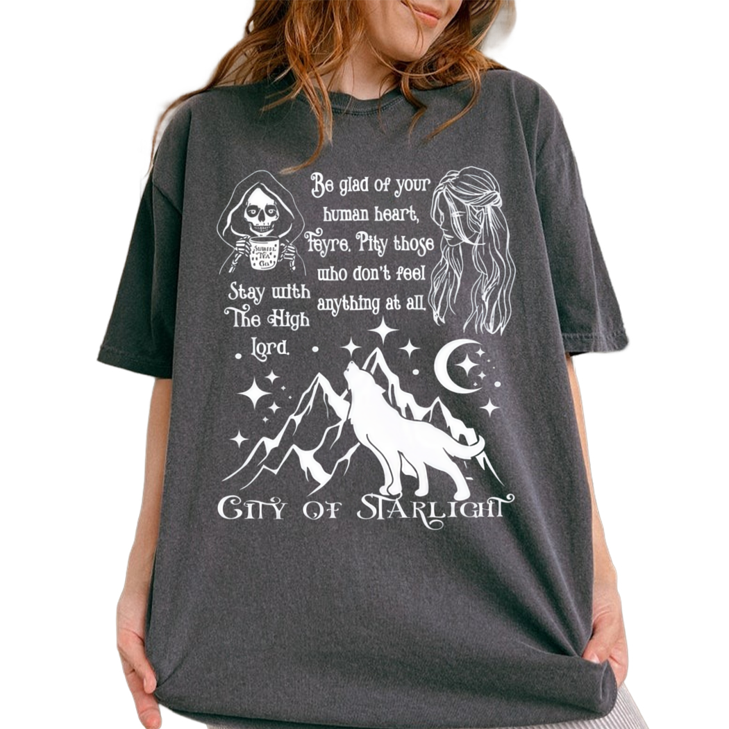 Wolf Feyre City of Starlight Sarah J Maas Shirt, Reading Shirt, Bookish Gift