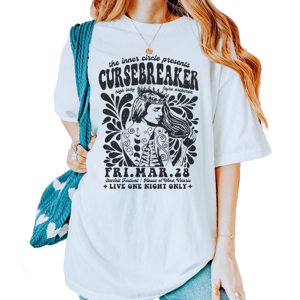 Cursebreaker Vintage Concert Acotar Shirt, Book Lover Gift, Reading Shirt