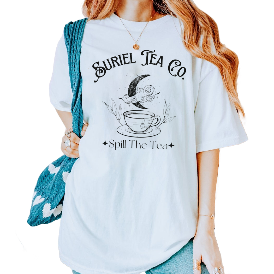 Moon Spill The Tea Suriel Tea Co Shirt, Acotar tshirt, A Court Of Thorns And Roses, Bookish Gift