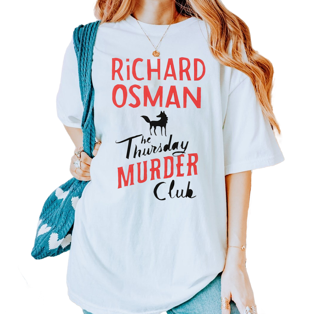 Fox Richard Osman The Thursday Murder Club Shirt, Gift for Book Lover