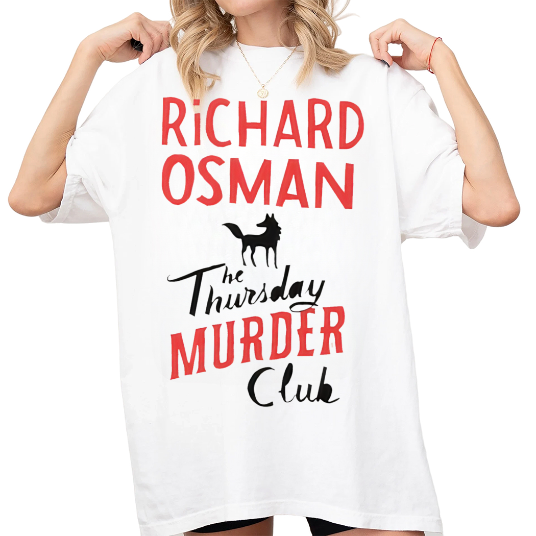 Fox Richard Osman The Thursday Murder Club Shirt, Gift for Book Lover