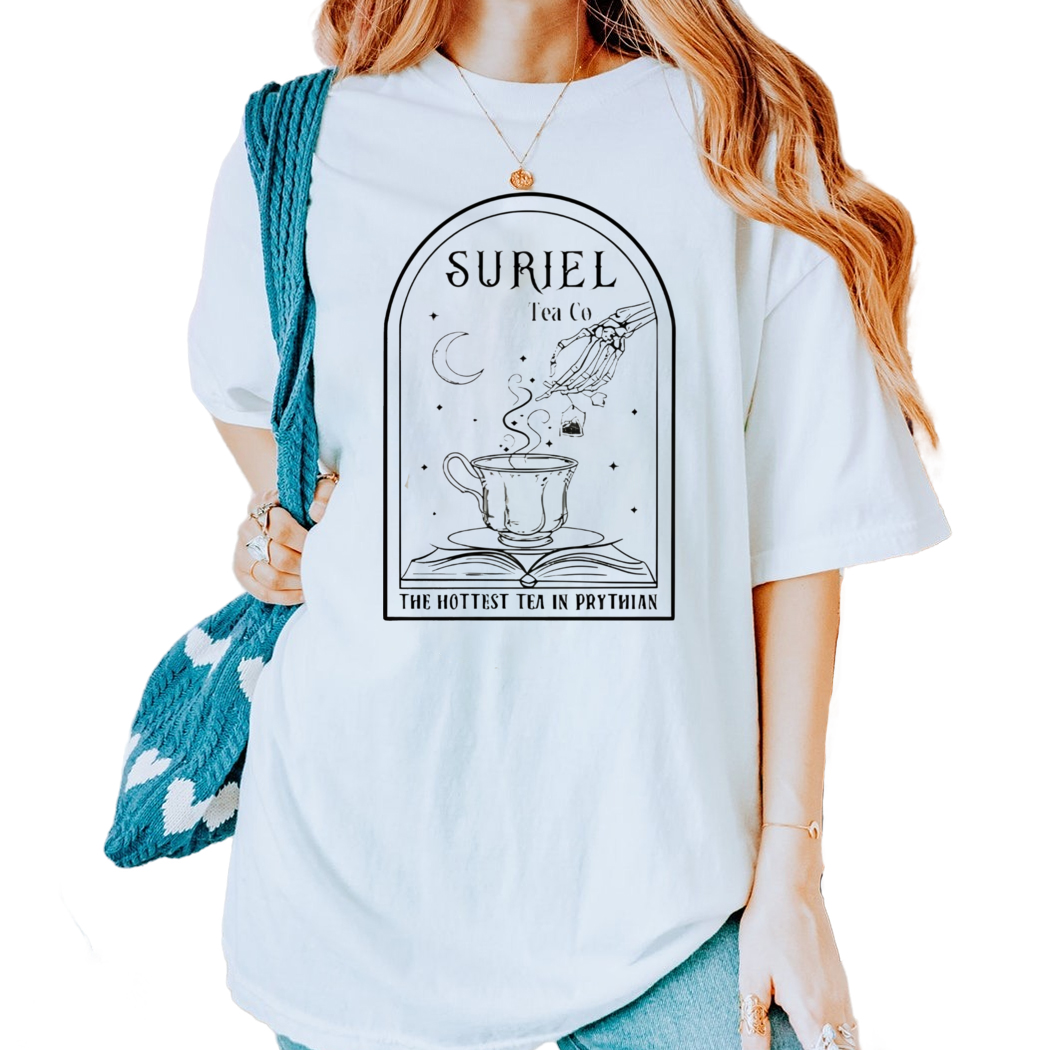 Acotar Suriel Tea Co The Hottest Tea Prythian Shirt, Sarah J Maas Merch, Gift for Book Lover